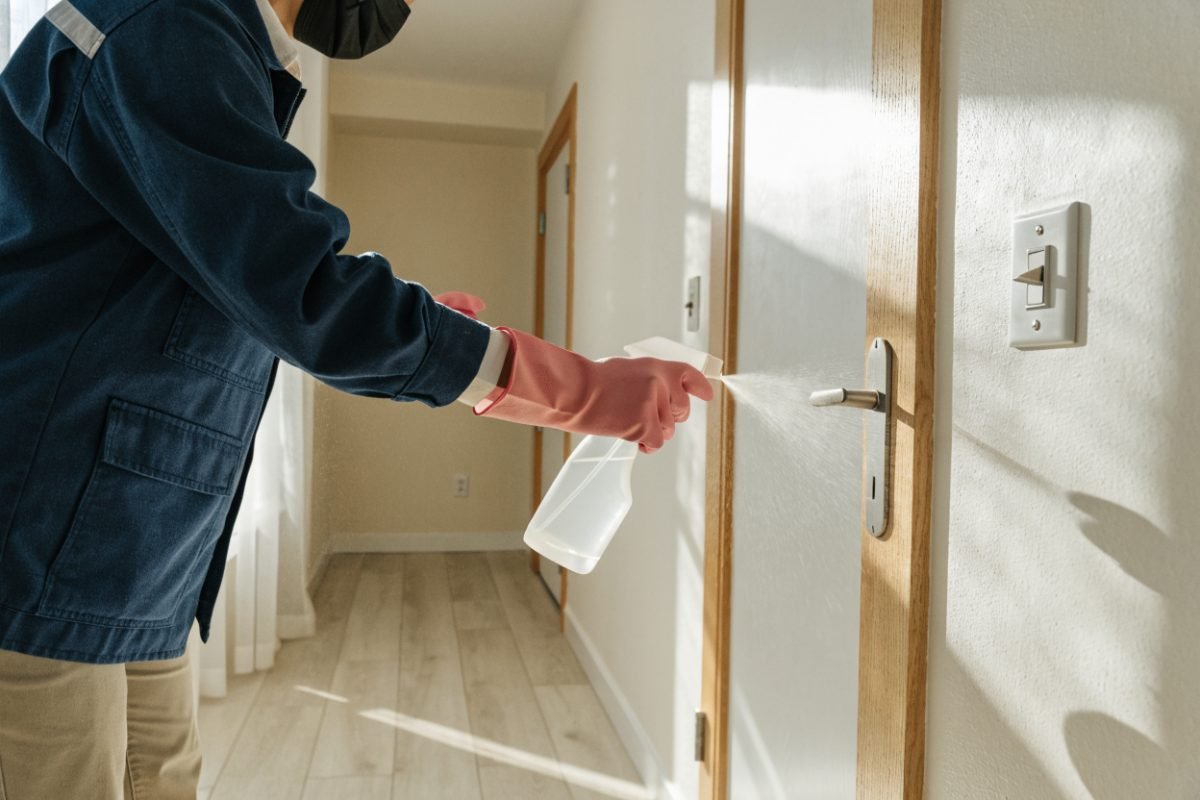 Disinfecting high-touch surfaces